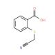 2-[(cyanomethyl)thio]benzoic acid - chemical structure image