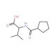 2-[(cyclopentylcarbonyl)amino]-3-methylbutanoic acid - chemical structure image