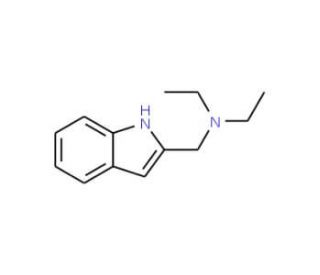 2-[(Diethylamino)methyl-13C]indole - chemical structure image