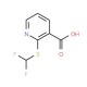 2-[(difluoromethyl)thio]nicotinic acid - chemical structure image