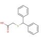 2-[(Diphenylmethyl)thio]acetic Acid (CAS 63547-22-8) - chemical structure image
