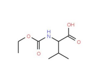2-[(ethoxycarbonyl)amino]-3-methylbutanoic acid - chemical structure image