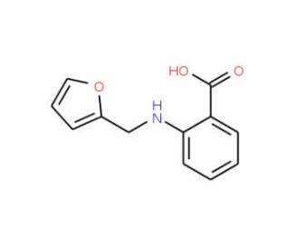2-[(Furan-2-ylmethyl)-amino]-benzoic acid - chemical structure image