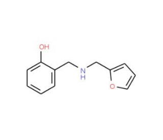 2-{[(Furan-2-ylmethyl)-amino]-methyl}-phenol (CAS 70301-50-7) - chemical structure image