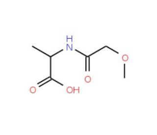 2-[(methoxyacetyl)amino]propanoic acid - chemical structure image
