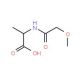2-[(methoxyacetyl)amino]propanoic acid - chemical structure image