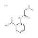 2-{[(methylamino)acetyl]amino}benzoic acid hydrochloride - chemical structure image