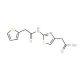 {2-[(thien-2-ylacetyl)amino]-1,3-thiazol-4-yl}acetic acid - chemical structure image