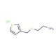 2-[(thien-3-ylmethyl)thio]ethanamine hydrochloride - chemical structure image