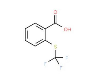 2-[(trifluoromethyl)thio]benzoic acid - chemical structure image