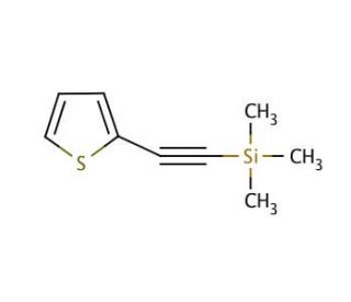2-[(Trimethylsilyl)ethynyl]thiophene (CAS 40231-03-6) - chemical structure image