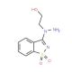 2-[1-(1,1-dioxido-1,2-benzisothiazol-3-yl)hydrazino]ethanol - chemical structure image