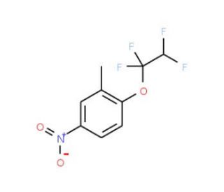 2-(1,1,2,2-Tetrafluoroethoxy)-5-nitrotoluene (CAS 28202-30-4) - chemical structure image