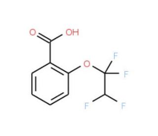 2-(1,1,2,2-Tetrafluoroethoxy)benzoic acid (CAS 10008-97-6) - chemical structure image