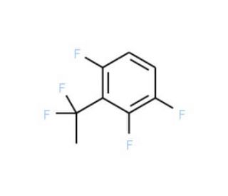 2-(1,1-Difluoroethyl)-1,3,4-trifluorobenzene - chemical structure image