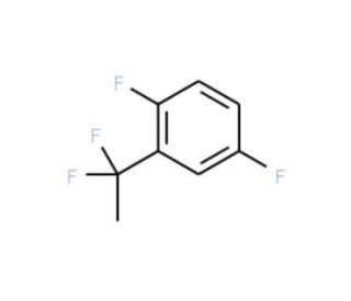 2-(1,1-Difluoroethyl)-1,4-difluorobenzene - chemical structure image