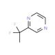 2-(1,1-Difluoroethyl)pyrazine - chemical structure image