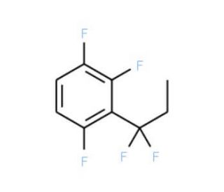2-(1,1-Difluoropropyl)-1,3,4-trifluorobenzene - chemical structure image