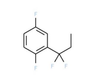 2-(1,1-Difluoropropyl)-1,4-difluorobenzene - chemical structure image