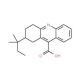 2-(1,1-Dimethyl-propyl)-1,2,3,4-tetrahydro-acridine-9-carboxylic acid - chemical structure image