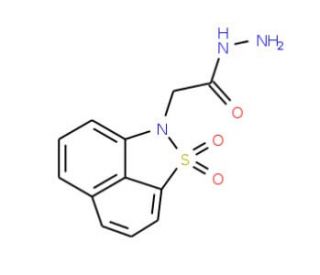 2-(1,1-dioxido-2H-naphtho[1,8-cd]isothiazol-2-yl)acetohydrazide - chemical structure image
