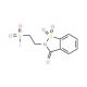 2-(1,1-dioxido-3-oxo-1,2-benzisothiazol-2(3H)-yl)ethanesulfonyl fluoride - chemical structure image