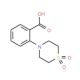 2-(1,1-Dioxo-1lambda~6~,4-thiazinan-4-yl)-benzenecarboxylic acid - chemical structure image