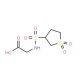 2-[(1,1-dioxo-1λ{6}-thiolane-3-)sulfonamido]acetic acid - chemical structure image
