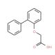 2-([1,1′-Biphenyl]-2-yloxy)acetic acid (CAS 5348-75-4) - chemical structure image