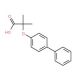 2-(1,1′-Biphenyl-4-yloxy)-2-methylpropanoic acid - chemical structure image
