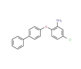 2-([1,1&prime;-Biphenyl]-4-yloxy)-5-chloroaniline - chemical structure image