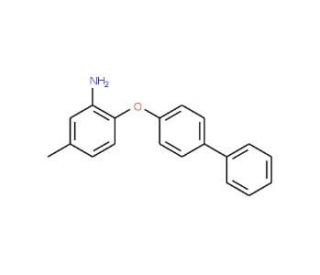 2-([1,1&prime;-Biphenyl]-4-yloxy)-5-methylaniline - chemical structure image