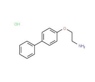 2-([1,1&prime;-Biphenyl]-4-yloxy)ethylamine hydrochloride - chemical structure image