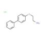 2-([1,1′-Biphenyl]-4-yloxy)ethylamine hydrochloride - chemical structure image