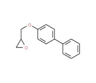 2-[(1,1&prime;-biphenyl-4-yloxy)methyl]oxirane (CAS 4698-96-8) - chemical structure image
