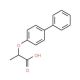 2-(1,1′-biphenyl-4-yloxy)propanoic acid (CAS 5555-13-5) - chemical structure image