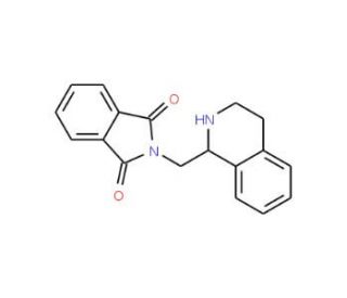2-(1,2,3,4-Tetrahydroisoquinolin-1-ylmethyl)-isoindole-1,3-dione (CAS 310451-86-6) - chemical structure image