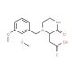 2-[1-(2,3-Dimethoxybenzyl)-3-oxo-2-piperazinyl]-acetic acid - chemical structure image