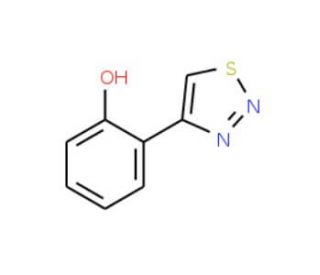 2-(1,2,3-Thiadiazol-4-yl)benzenol - chemical structure image