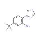 2-[1,2,4]Triazol-1-yl-5-trifluoromethyl-phenylamine (CAS 438019-67-1) - chemical structure image