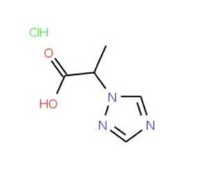 2-[1,2,4]Triazol-1-yl-propionic acid hydrochloride - chemical structure image