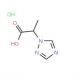 2-[1,2,4]Triazol-1-yl-propionic acid hydrochloride - chemical structure image