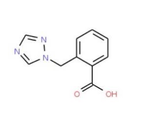 2-[1,2,4]Triazol-1-ylmethyl-benzoic acid (CAS 876718-01-3) - chemical structure image