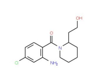 2-[1-(2-amino-4-chlorobenzoyl)piperidin-2-yl]ethanol - chemical structure image