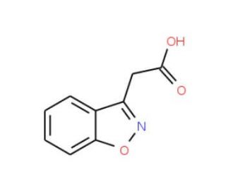 2-(1,2-Benzisoxazol-3-yl)acetic acid (CAS 4865-84-3) - chemical structure image