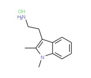 2-(1,2-Dimethyl-1H-indol-3-yl)-ethylaminehydrochloride - chemical structure image