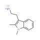 2-(1,2-Dimethyl-1H-indol-3-yl)-ethylaminehydrochloride - chemical structure image