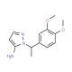 2-[1-(3,4-Dimethoxy-phenyl)-ethyl]-2H-pyrazol-3-ylamine - chemical structure image