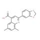 2-(1,3-Benzodioxol-5-yl)-6,8-dimethylquinoline-4-carboxylic acid - chemical structure image