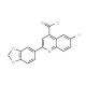 2-(1,3-benzodioxol-5-yl)-6-chloroquinoline-4-carbonyl chloride - chemical structure image